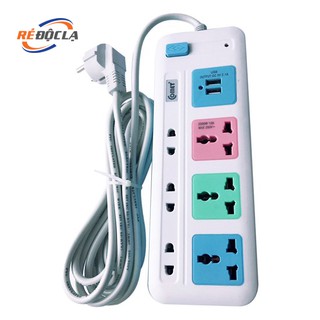 Ổ cắm nối dài an toàn có sạc usb comet ces4333 3m chính hãng