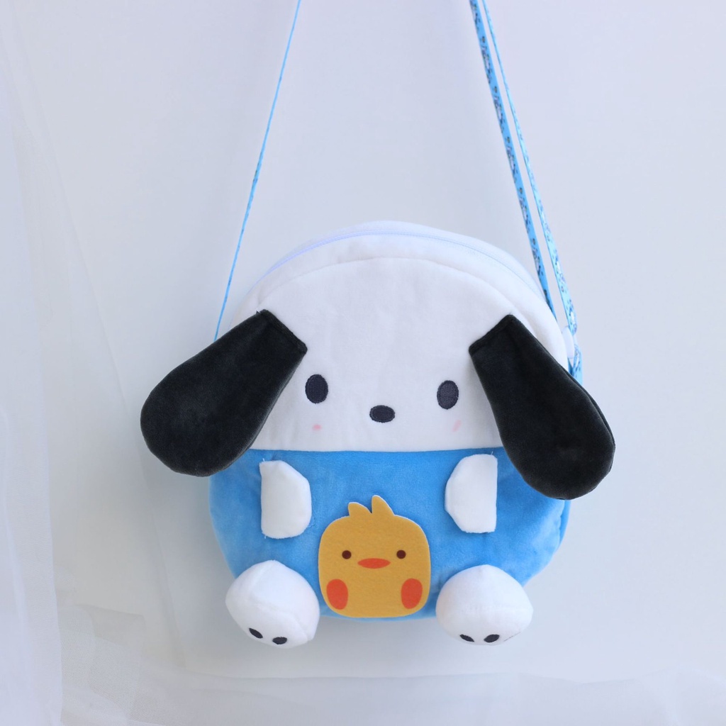 SANRIO Dễ Thương Túi Đeo Chéo Hình Mèo Hello kitty Xinh Xắn