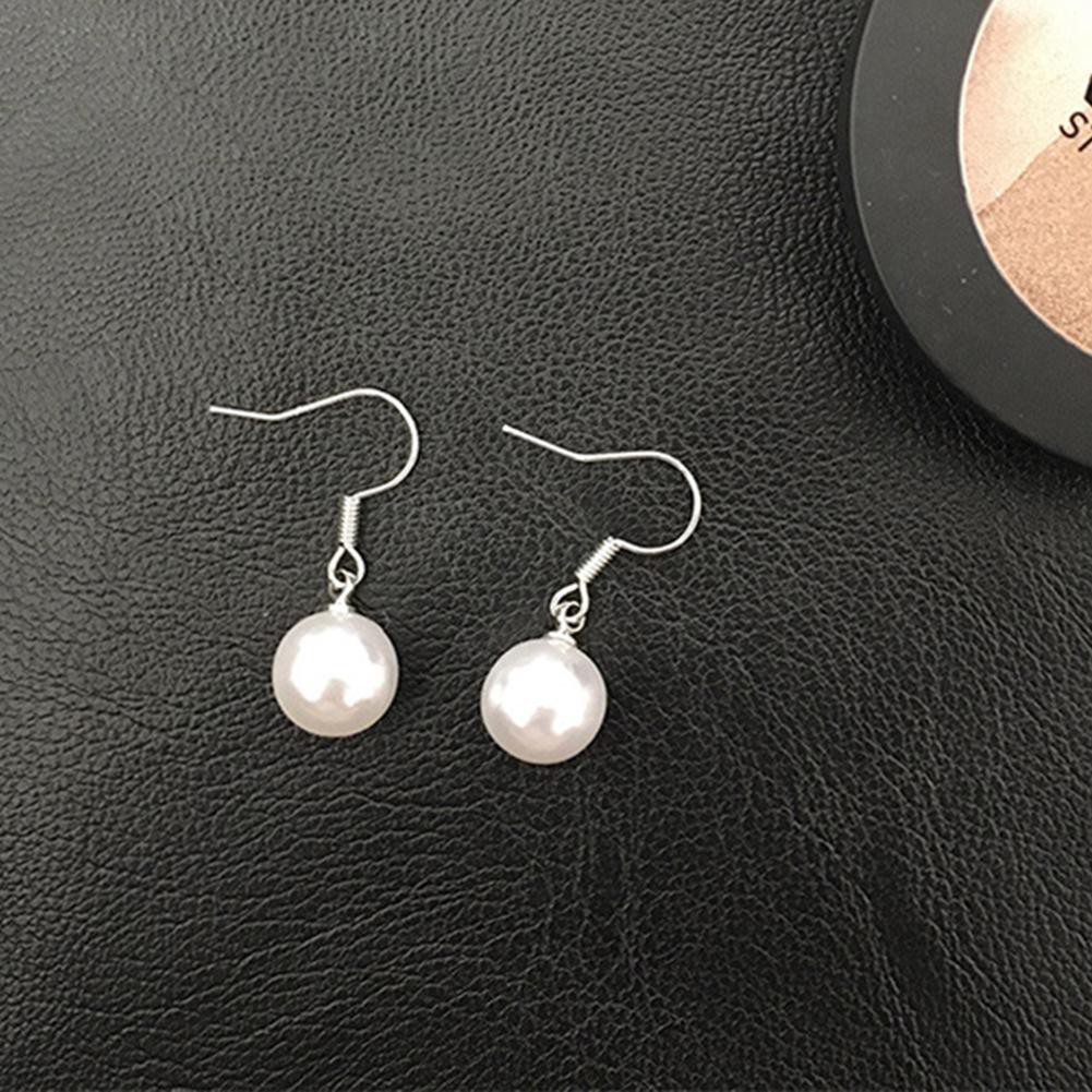 Hot sale Elegant Simple Women Pearl Drop Earrings Wedding Party Casual Jewelry Decor