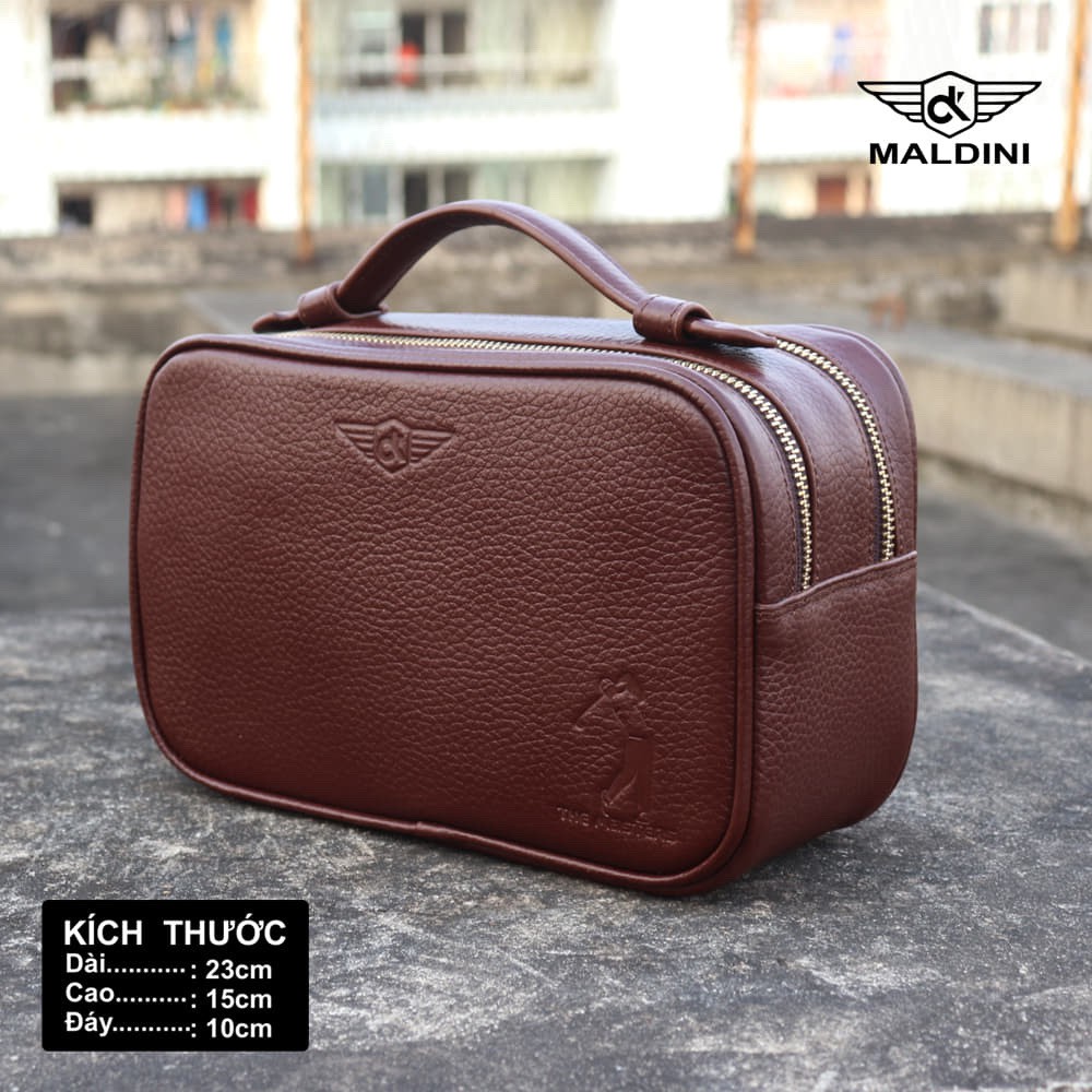 Túi cầm tay da bò thật 100%