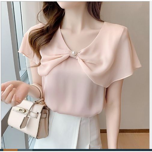 Áo sơ mi công sở ❣️FREESHIP❣️ ÁO CHOÀNG VAI NỮ TÍNH HAI MÀU DỄ THƯƠNG