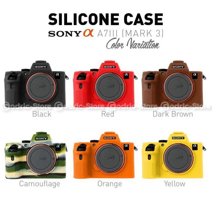 Ốp Lưng Silicone Cho Sony A7Iii A7Riii A7 A7R Iii Mark 3 Đen