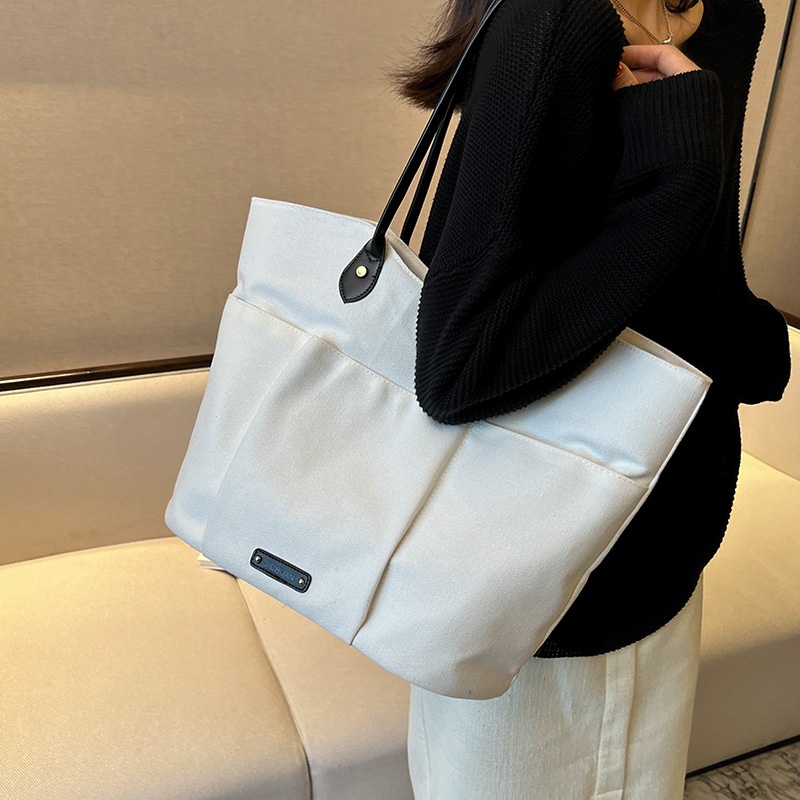 Túi đeo vai IELGY vải canvas cỡ lớn dễ phối đồ thời trang cho nữ