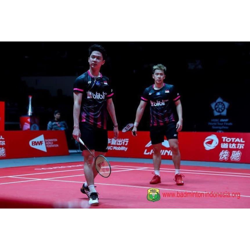 Áo cầu lông Yonex Blibli Kevin màu đen 2019  ་