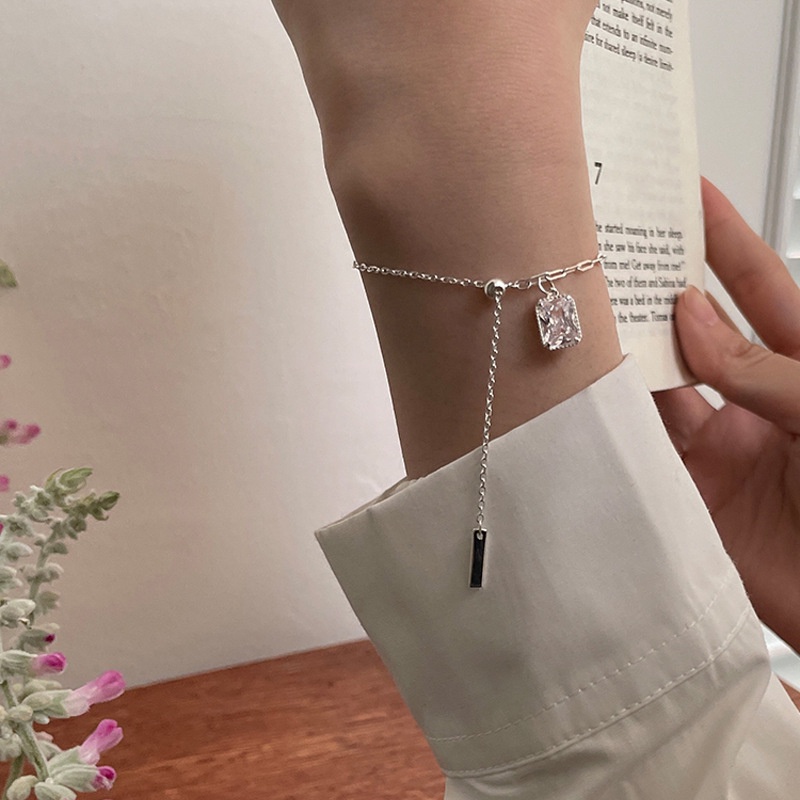 Vòng tay thời trang Hàn Quốc Vòng tay kim cương Tua Vòng đeo tay Thư Vòng tay