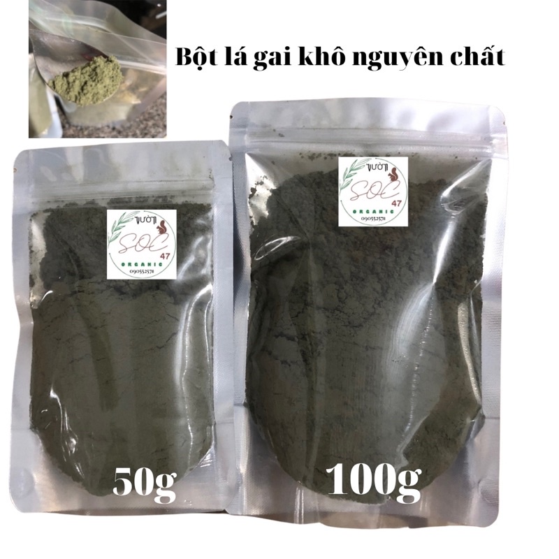 100g Bột lá gai nguyên chất làm bánh ít lá gai