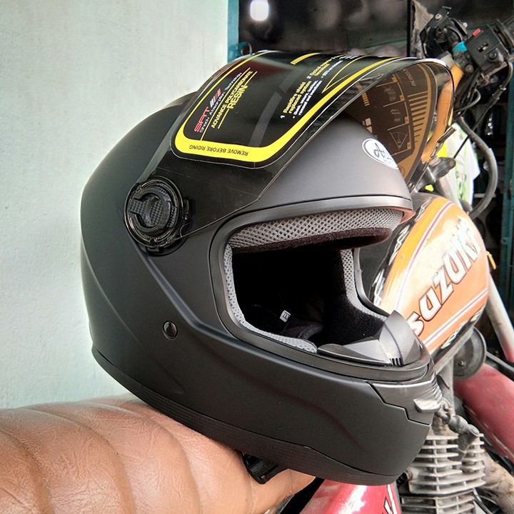 Mũ Bảo Hiểm Asia MT136 đen chính hãng
