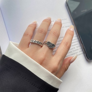 2 chiếc nhẫn đeo tay phong cách Hàn Quốc