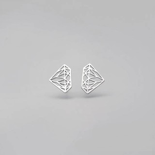 Bông tai mạ bạc kim cương nhỏ xinh Tatiana BB3327