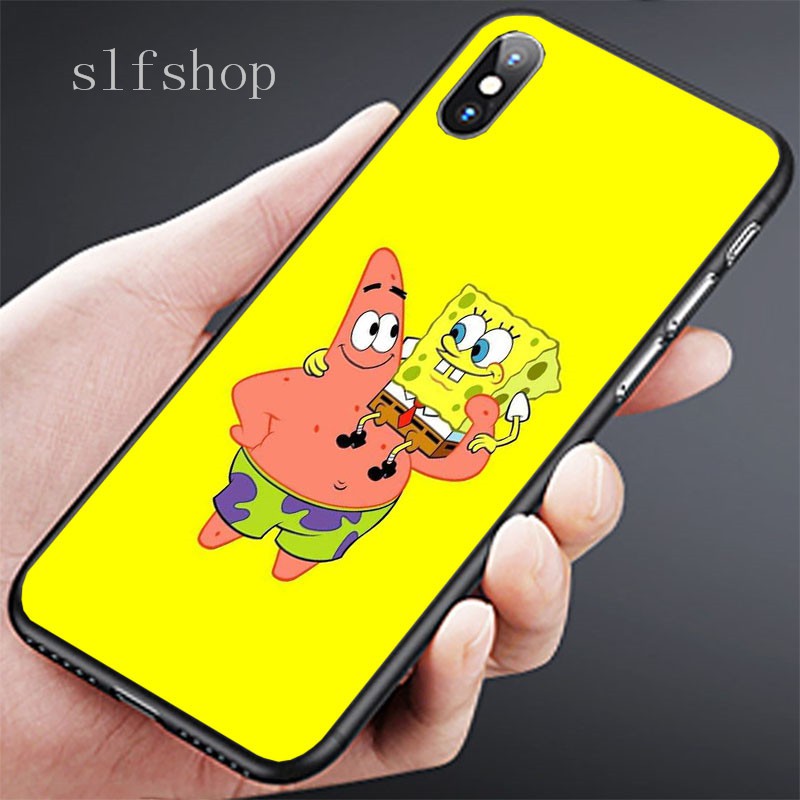 Meizu Meilan Mblu E2 E3 Metal MX4 Pro Note 2 3 5 6 Printed Shell Black soft Phone case Fashion SpongeBob SquarePants