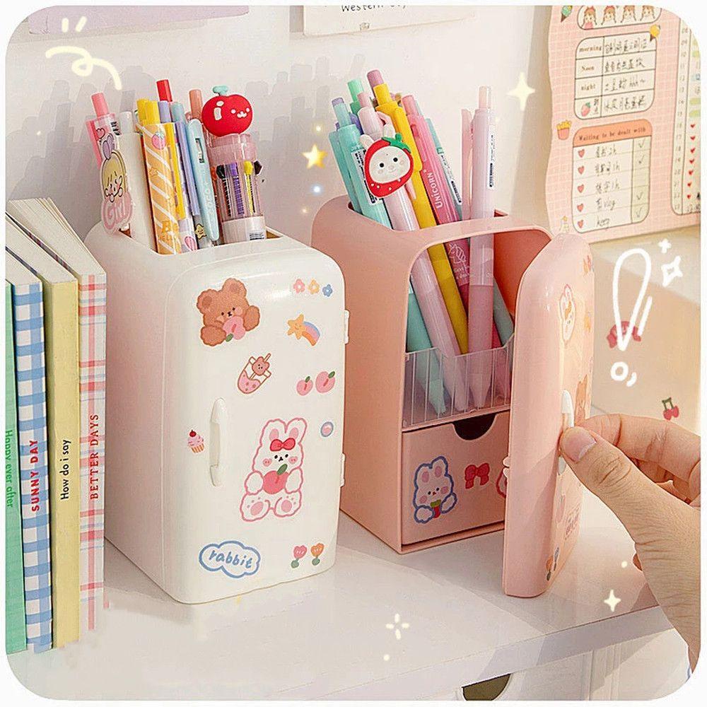 Giá Đỡ Bút Để Bàn / Tủ Lạnh Thiết Kế Độc Đáo Tiện Dụng