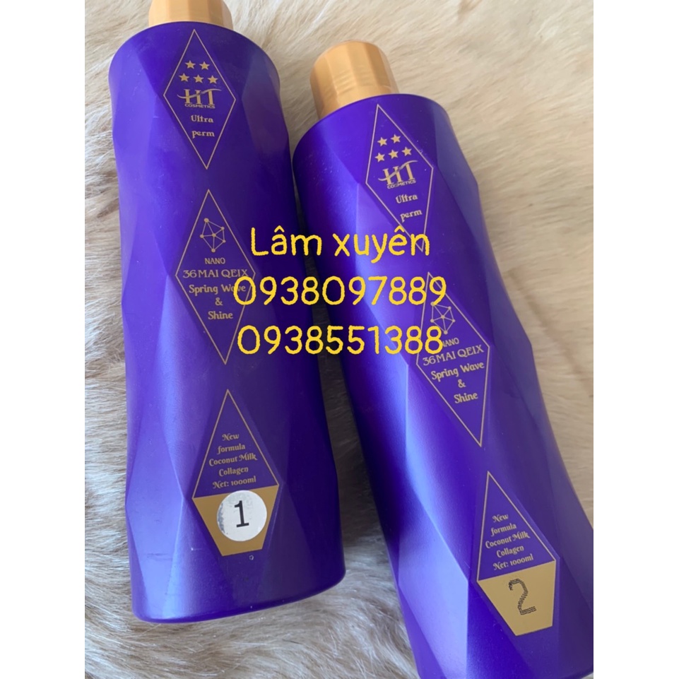 Uốn Lạnh Siêu Dưỡng Thông Minh HT 16 power 1000ml [FREESHIP] uốn mạnh, nhanh xoăn, nhẹ mùi, giữ lọn lâu