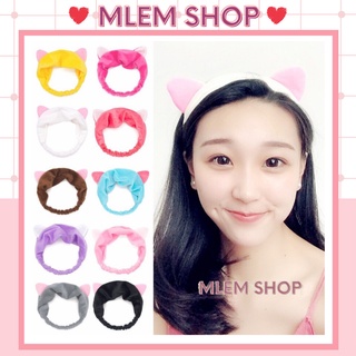 Băng đô đội đầu tai mèo siêu dễ thương cho nữ 11 Màu ML0002