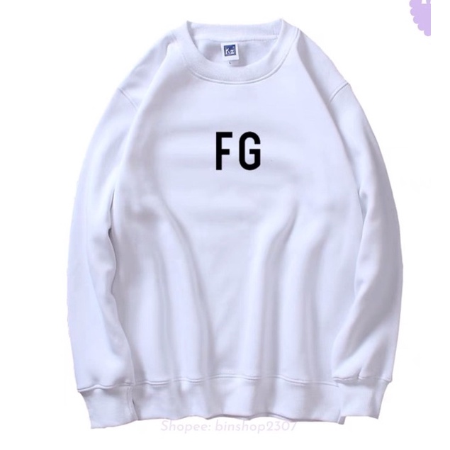 Áo Sweater Nỉ Dài Tay Giống FG Suga