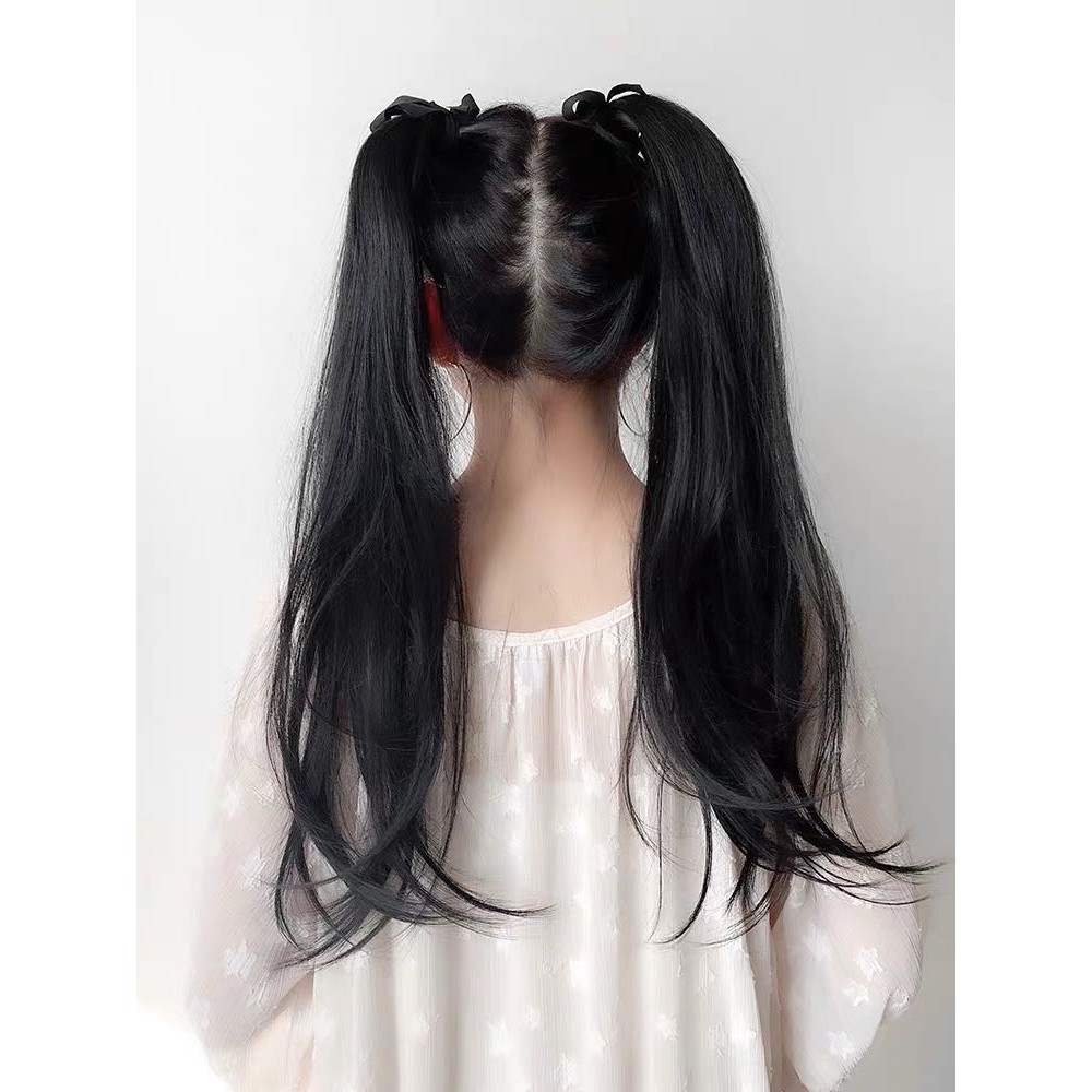 Tóc Giả Kiểu Cột Đuôi Ngựa Dài 50cm Phong Cách Lolita