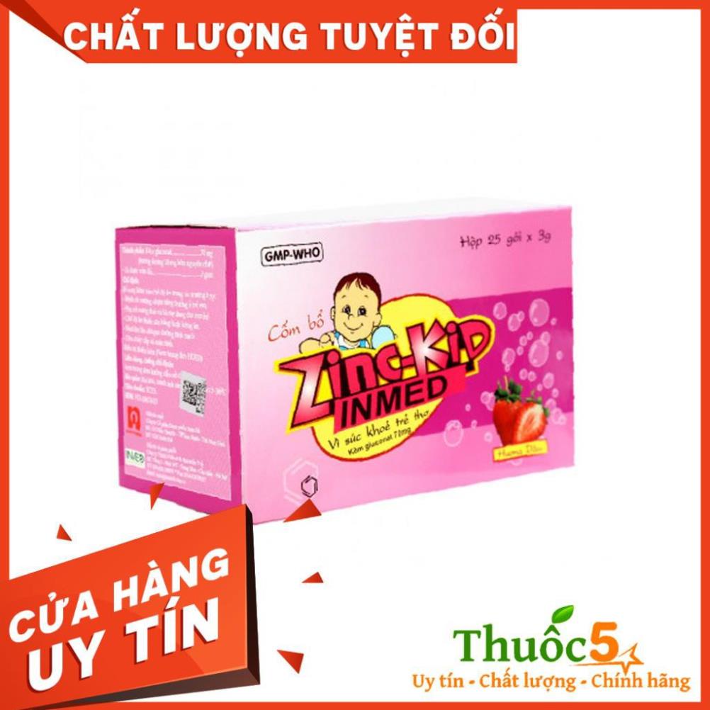 Zinc-Kid Inmed cốm bổ sung kẽm cho trẻ hộp 25 gói