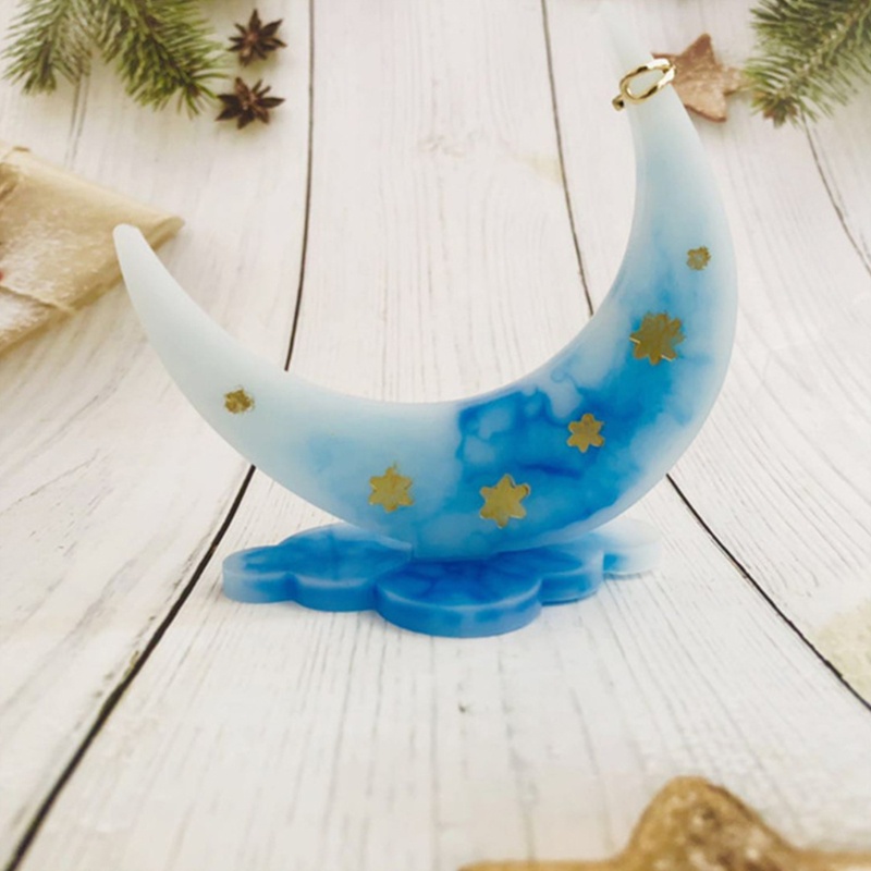 Khuôn Silicon Làm Giá Đỡ Điện Thoại Hình Mặt Trăng