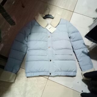 Áo phao béo cổ lông siêu đẹp