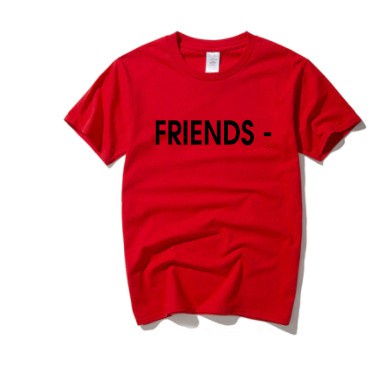 ÁO THUN UNISEX NGẮN TAY CHỮ FRIENDS NHIỀU MÀU