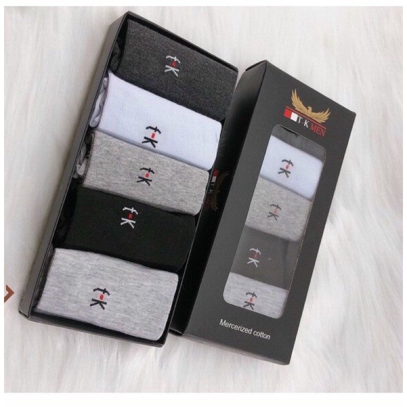 tất hộp 5 đôi tk