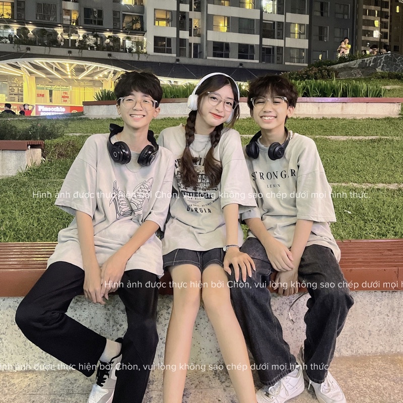 Áo thun 3158 MÀU GHI SÁNG hàng loại 1 chất dày dặn Cotton Unisex CHÒN CLOTHING