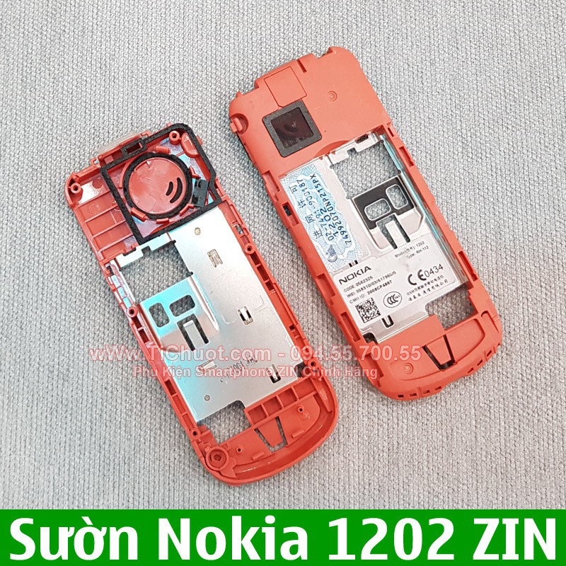 Sườn máy Nokia 1202 ZIN Tháo máy (mới 95%-99%)