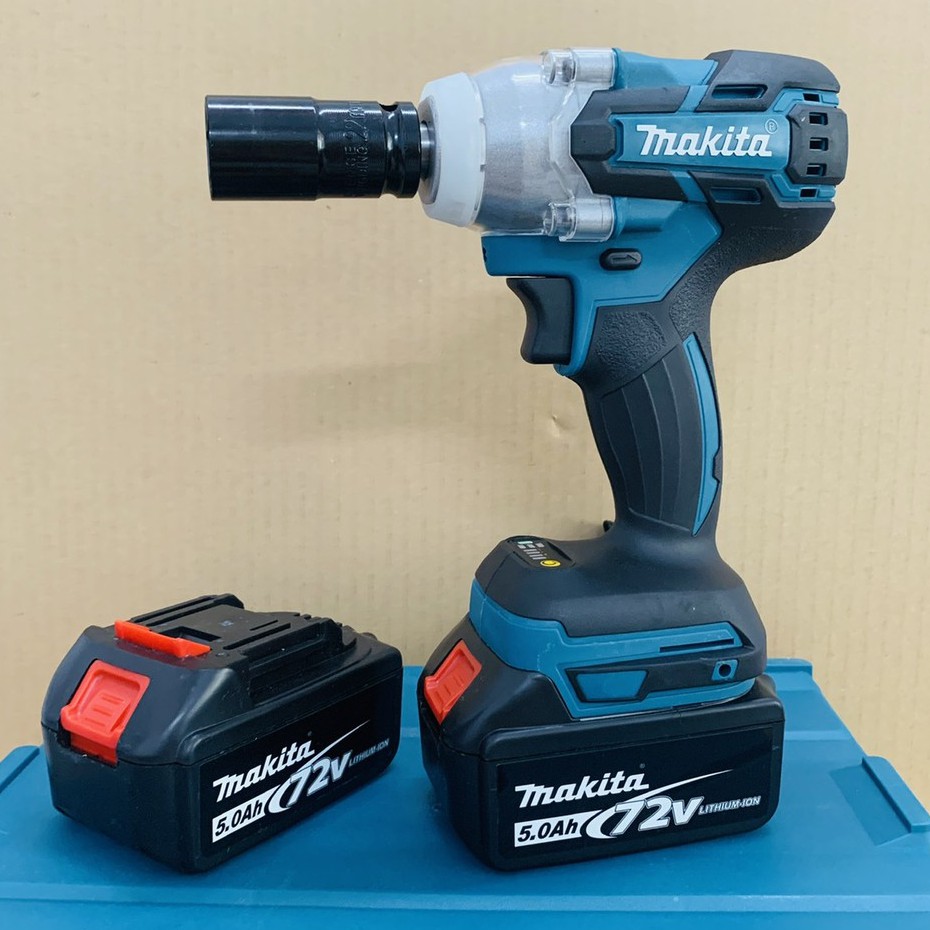 Máy siết bulong dùng pin không chổi than Makita 490NM pin khủng 10 Cell