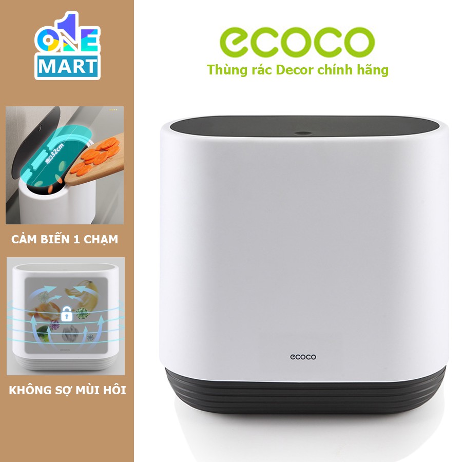 Thùng Rác Ecoco Thông Minh Cao Cấp Thể Tích 10L Thương Hiệu Nhật Bản