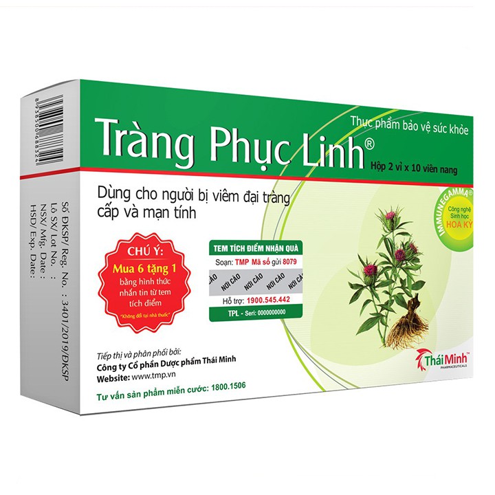 [Hàng Chính Hãng] Viên uống Tràng Phục Linh