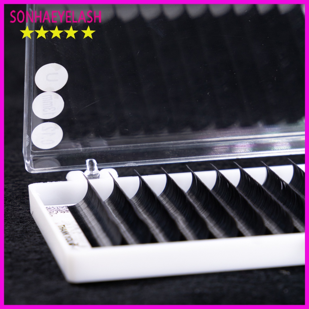 Mi khay độ cong U,chất silk Hàn, mềm dễ bắt keo, dùng để nối volume, classic, Sơn Hà eyelash chuyên sỉ lẻ dụng cụ mi