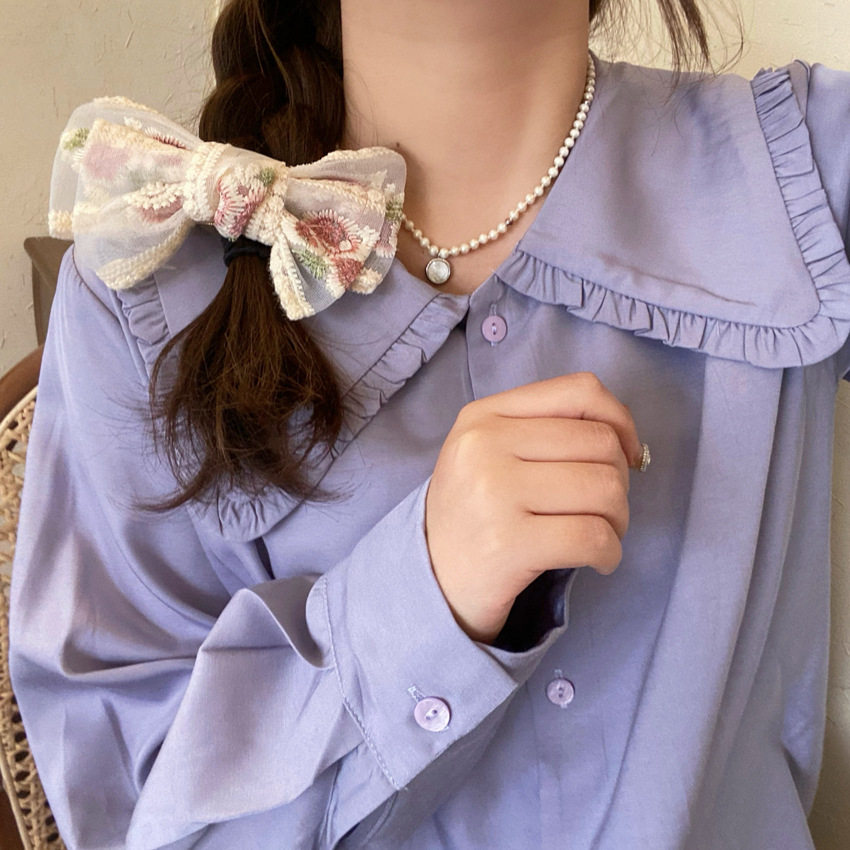 Kẹp tóc kiểu nơ dễ thương thời trang dành cho nữ