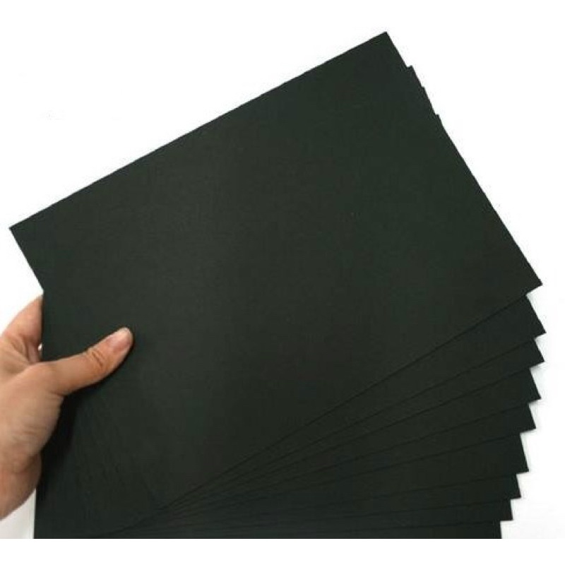 Giấy bìa màu đen A0/A1/A2 - 10 tờ/tập