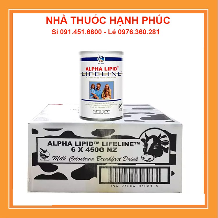 Sữa non Alpha Lipid Lifeline 450g ☘ FREE SHIP ☘ chính hãng New Zealand nguyên mã code | BigBuy360 - bigbuy360.vn