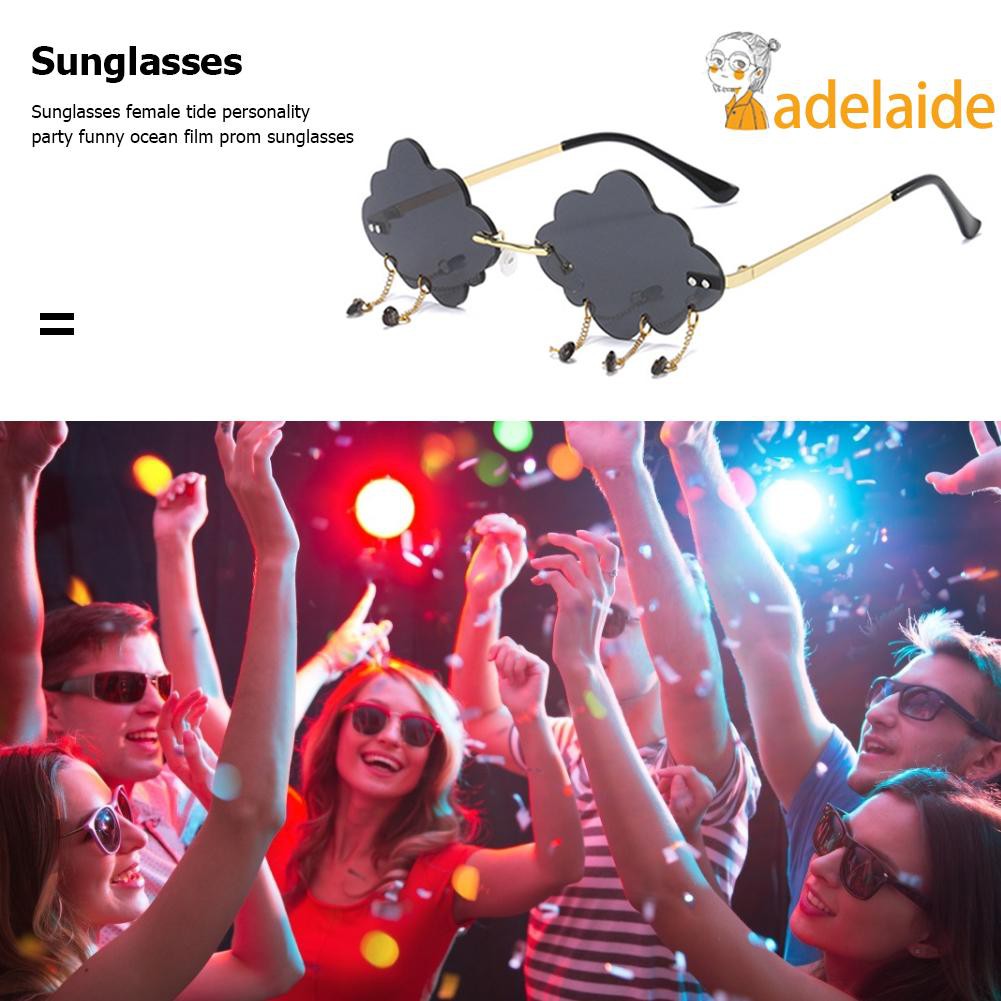 Kính Mát Gọng Kim Loại Hình Đám Mây Phong Cách Vintage | BigBuy360 - bigbuy360.vn