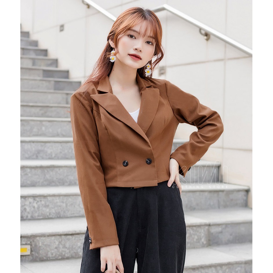 Áo vest lửng 2 nút Kims - av20004 | BigBuy360 - bigbuy360.vn