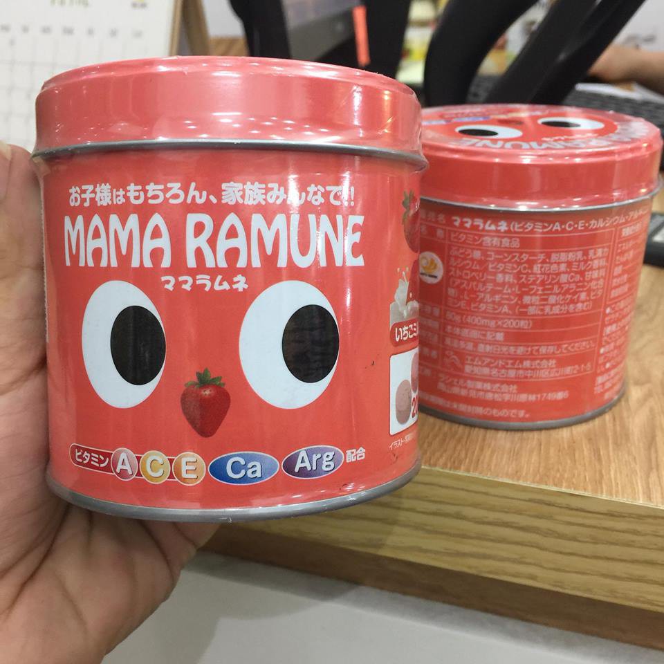 Kẹo cho bé  Mama Ramune 200v date 2023