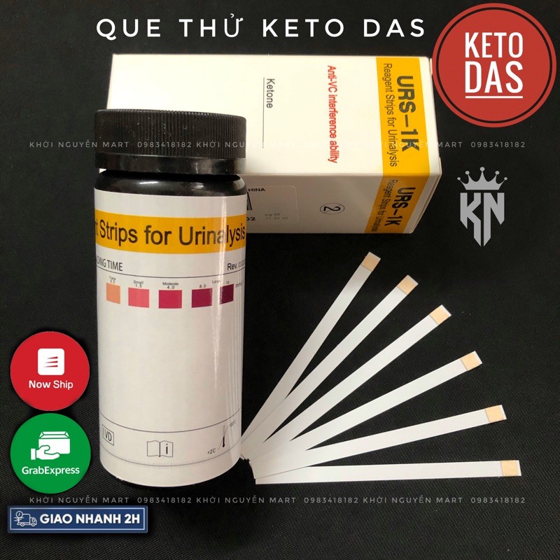 Hộp 100 Que Thử Keto 💯 FREESHIP 💯 Que Thử 1 Thông Số URS-1K