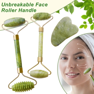 Dụng cụ mát xa da mặt và cơ thể dạng con lăn ngọc bích hỗ trợ giảm cân làm săn chắc da hiệu quả tiện lợi