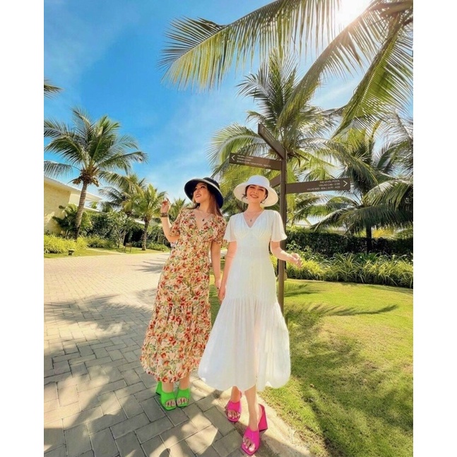 Đầm maxi đuôi cá tay cánh tiên nhẹ nhàng Tyfashion | BigBuy360 - bigbuy360.vn