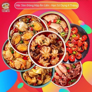 Hải Sản Hộp hàu sữa,tôm hùm đất,mực,bạch tuộc,sò điệp,bào ngư