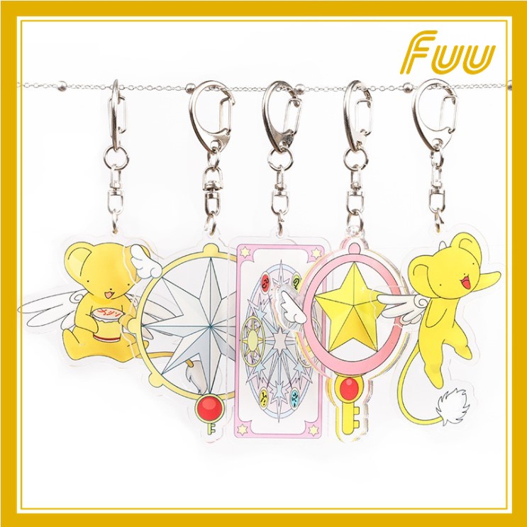 Móc chìa khóa Sakura Thủ Lĩnh Thẻ Bài  mẫu 1