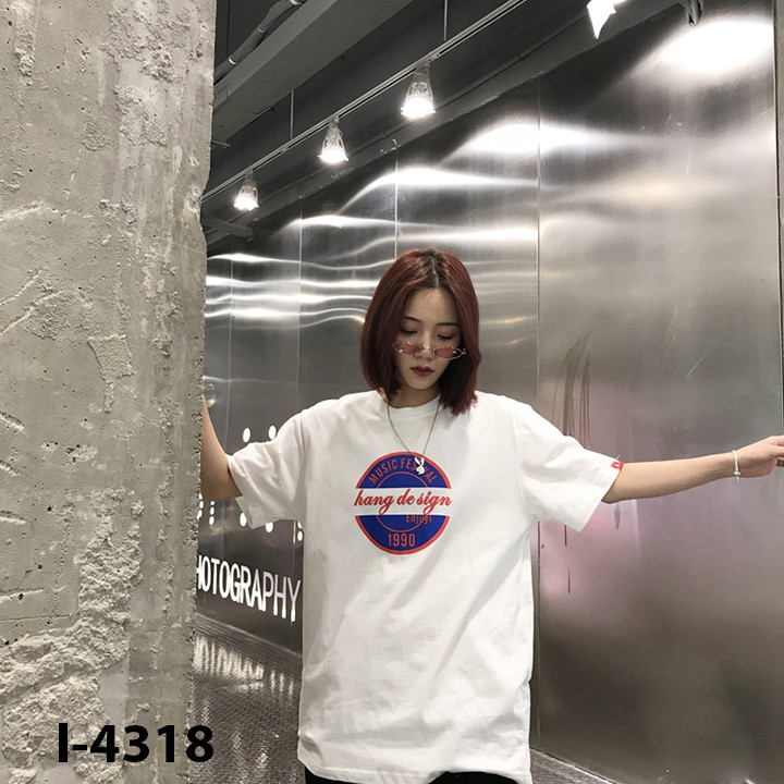 Áo Thun Nữ Tay Lỡ Unisex In Họa Tiết Hang Design ATN4318