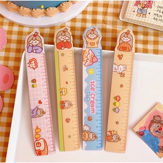 Thước kẻ 15cm (giao màu ngẫu nhiên)