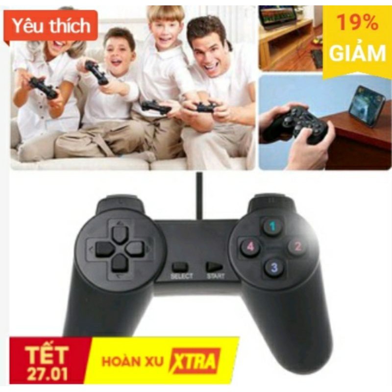 Tay cầm chơi game usb/ Tay cầm điều khiển chơi game pc LMHT, PUBG, FREE FIRE,...