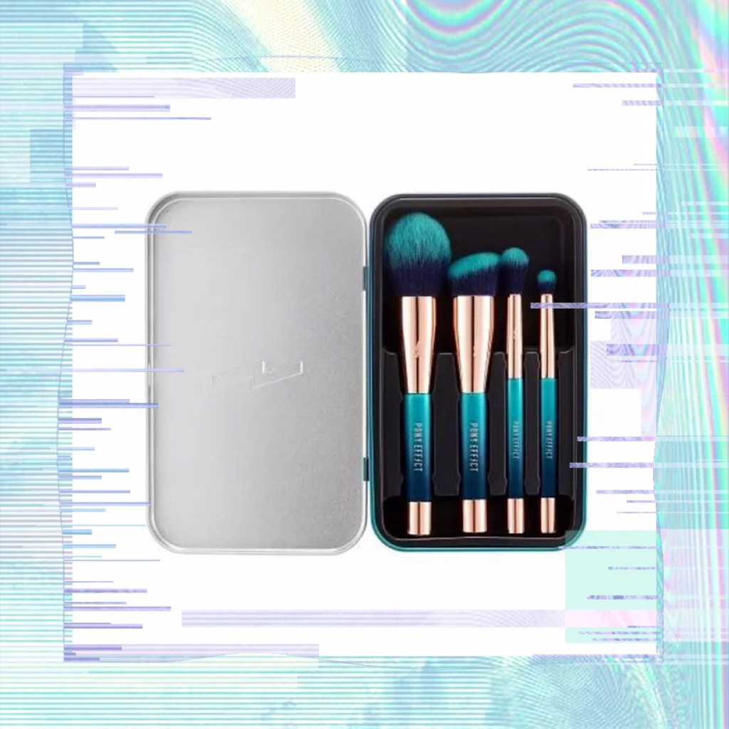 Bộ Cọ Trang Điểm cao cấp Pony Effect Mini Magnetic Brush Set 4 cây - PonyBS01