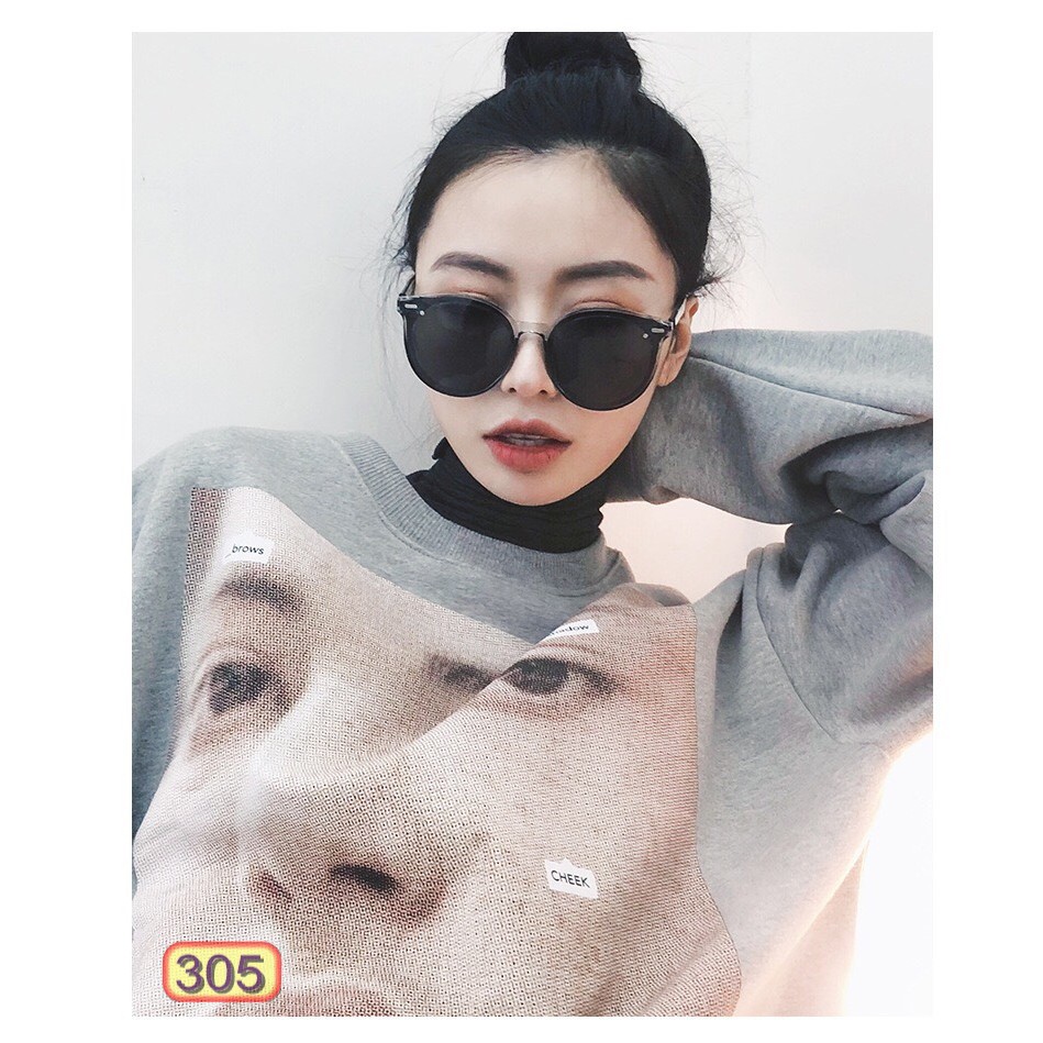 MẮT KÍNH THỜI TRANG HOT HIT 305 2 MÀU ĐEN TRẮNG PHONG CÁCH HÀN QUỐC | BigBuy360 - bigbuy360.vn
