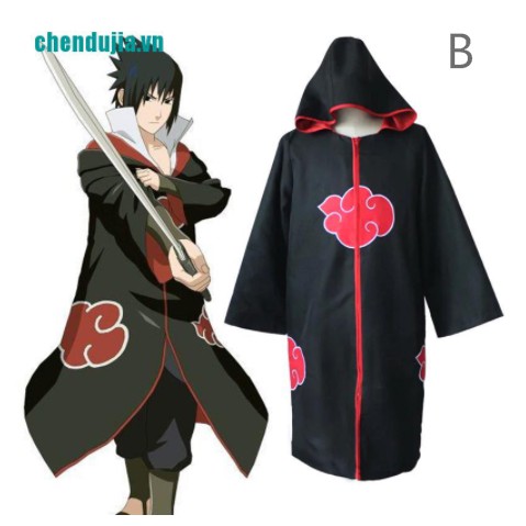 Áo Choàng Hóa Trang Akatsuki itachi Chất Lượng Cao
