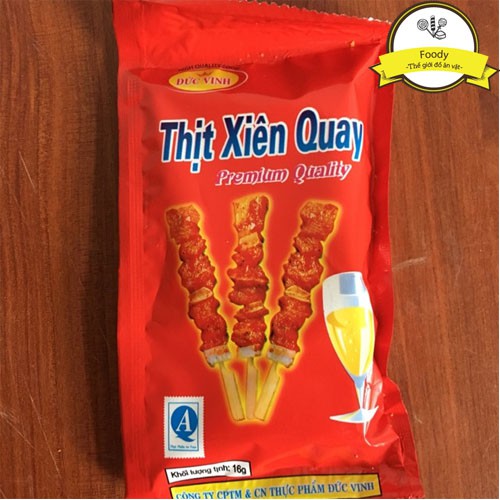 Bim bim thịt xiên quay Giai Giai, thơm ngon ngất ngây