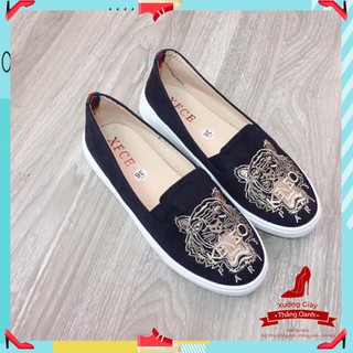 ✅[ ẢNH THẬT ]✅ GIÀY SLIP ON DA LỘN CHÂT NỈ SIÊU ĐẸP 👟👟