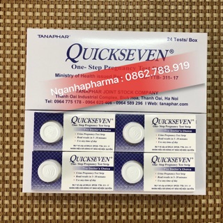Que thử thai Quick Seven ( gói hàng kín đáo )